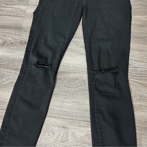 J.Crew Lookout High Rise Skinny Women’s Black Size 27 - Picture 2 of 10